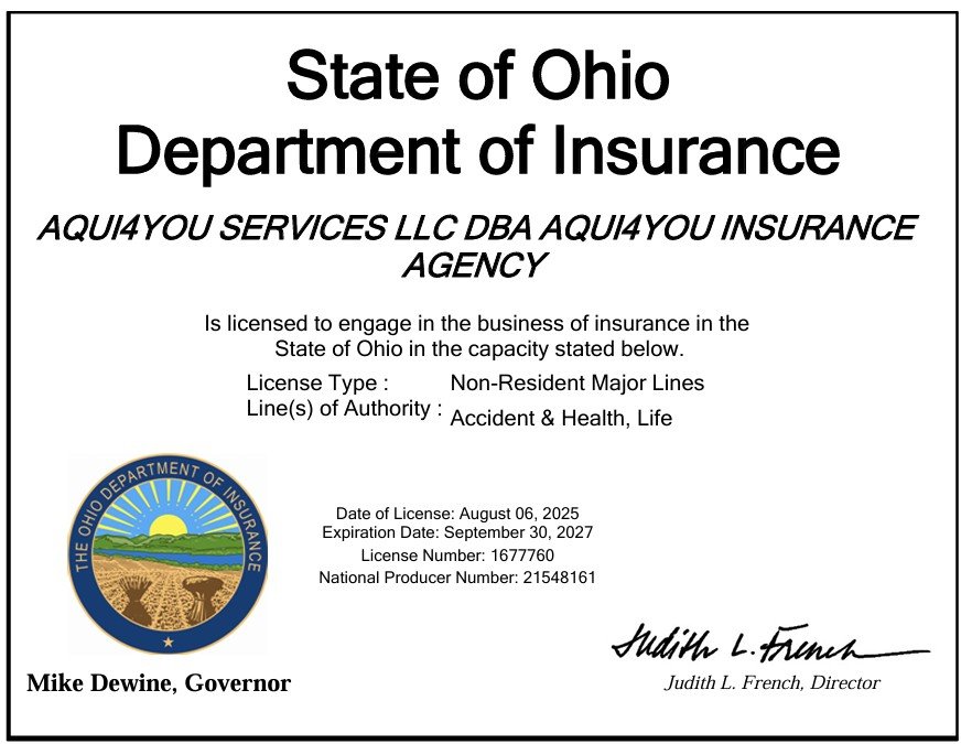 Licencia Ohio